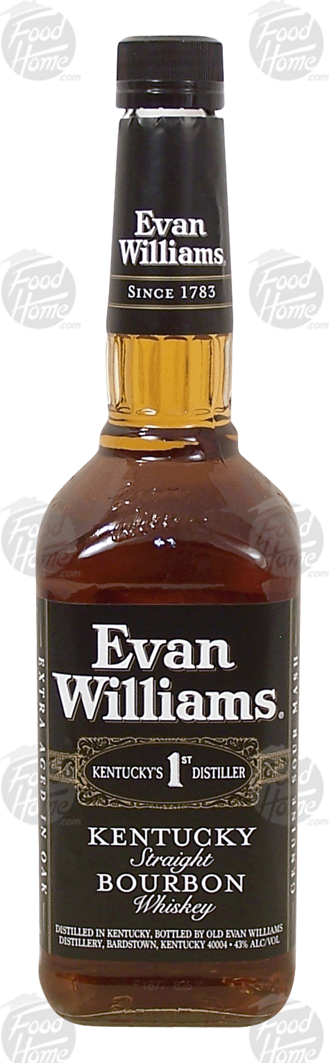 Evan Williams  kentucky straight bourbon whiskey, 43% alc. by vol. Full-Size Picture